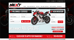 Desktop Screenshot of nextmotorcycle.com